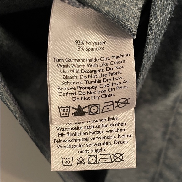 Eddie Bauer Charcoal Long Sleeve Shirt - Picture 3 of 8